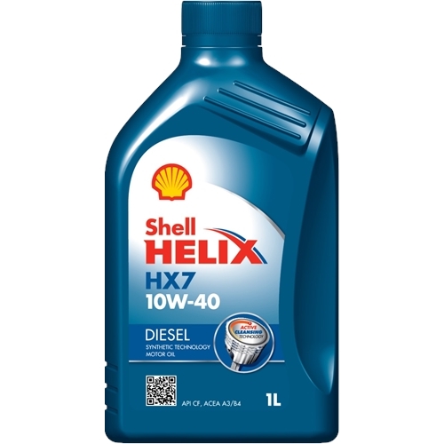 Олива моторна SHELL Helix Diesel HX7 SAE 10W-40, 1л. SHELL 550046646