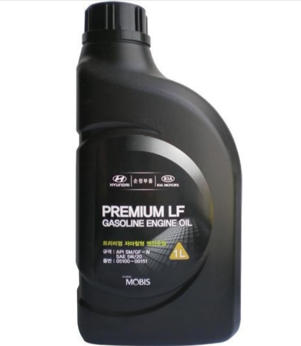 Олива моторна Hyundai/Kia Premium LF Gasoline 5W-20, 1 л HYUNDAI / KIA 0510000151