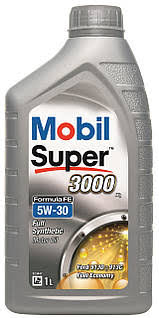Моторна олива MOBIL SUPER 3000 X1 FORMULA-FE 5W-30, 1л MOBIL 157298