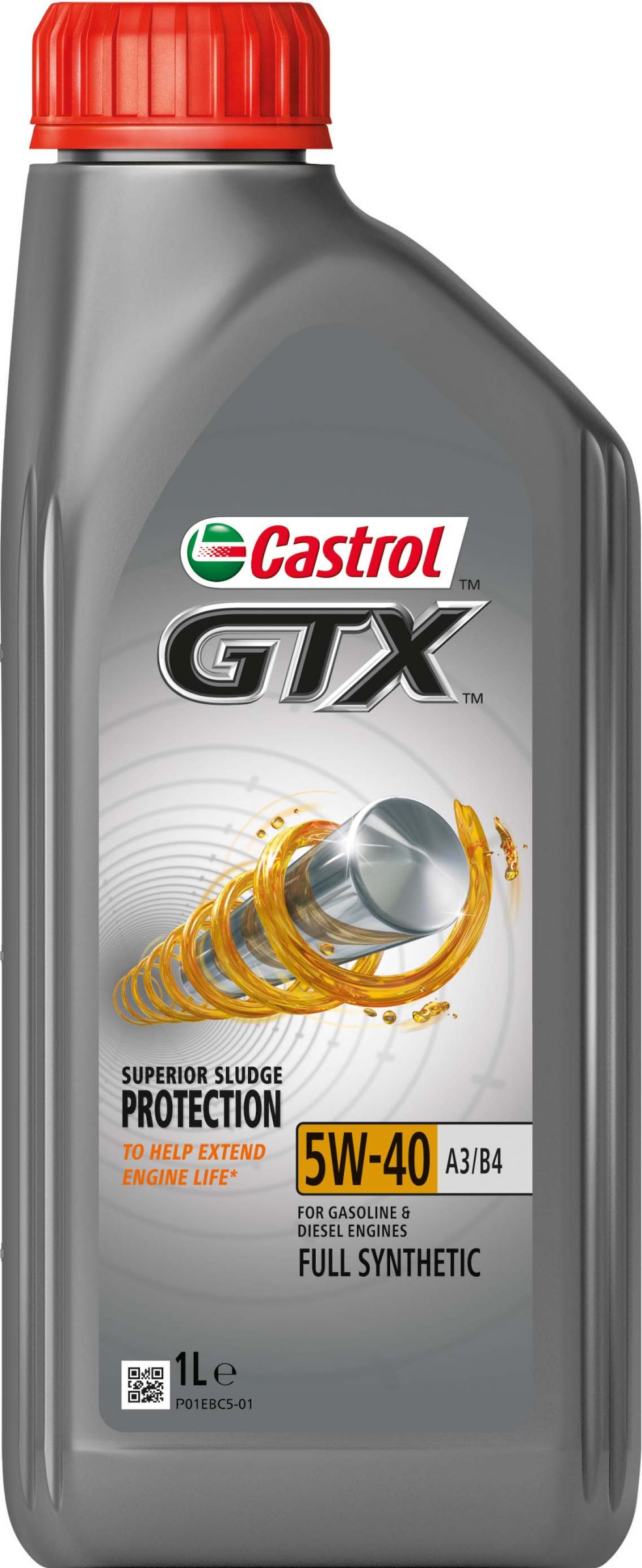 Моторна олива CASTROL GTX 5W-40 A3/B4 1 л CASTROL 15ECA3