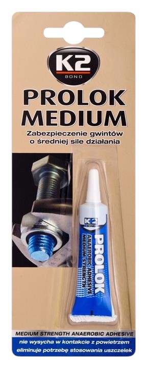 Клей (фіксатор) різьбових з\'єднань /K2 BOND PROLOK W243 MEDIUM STRENGTH 6 мл K2 B150