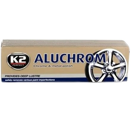 Полірувальна паста для хрому та алюмінію Aluchrom 120г K2 K003